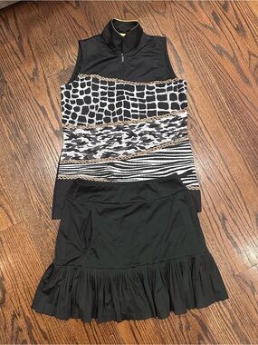 Tennis / Golf athletic set: EP New York small tank, Tail x-small skort